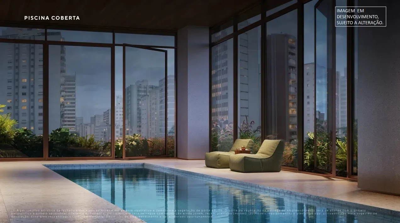 Piscina coberta · raia de 25 m — Renato 410 Even Itaim Bibi